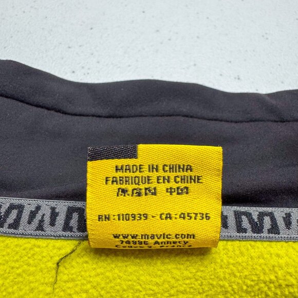 Mavic Cycling Jacket Mens Medium Red Black Thermo Lined Bicycle Road Race Bike - Picture 11 of 16